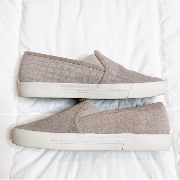 Joie Huxley Crocodile Suede Slip On Sneaker - Picture 7 of 13